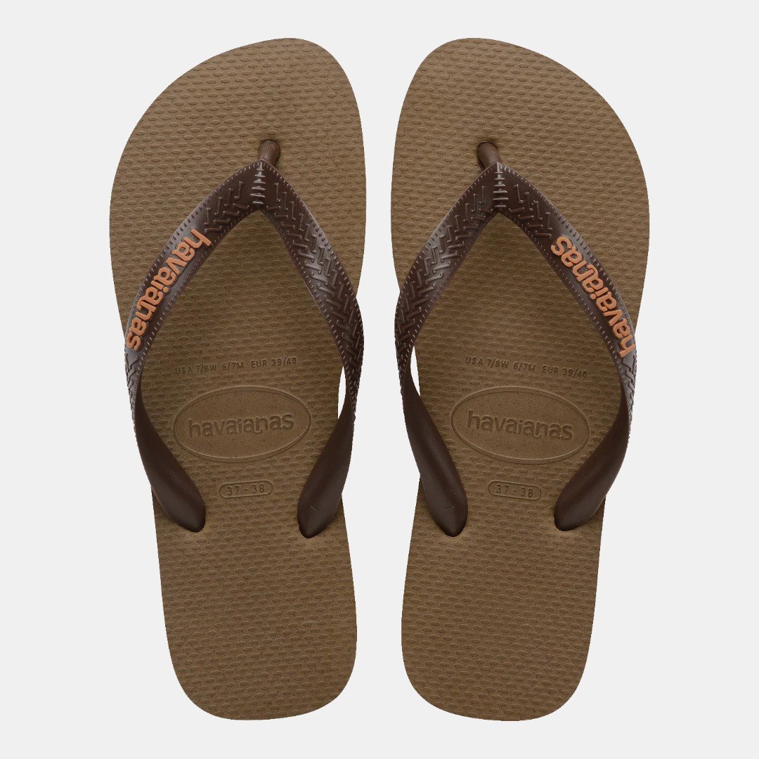 Chinelo Havaianas Top Logo Pop Up Verde Musgo