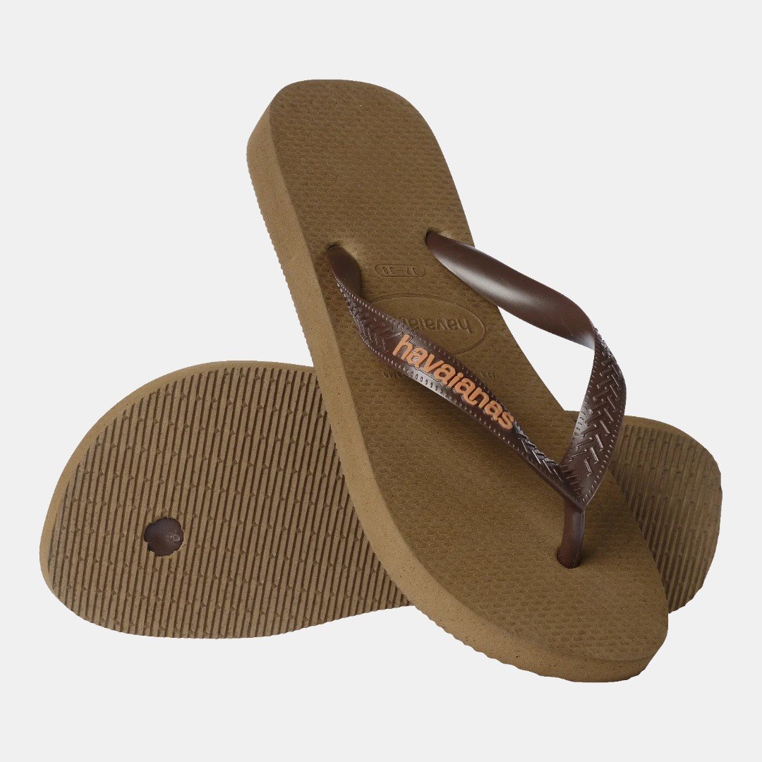 Chinelo Havaianas Top Logo Pop Up Verde Musgo Verde 4
