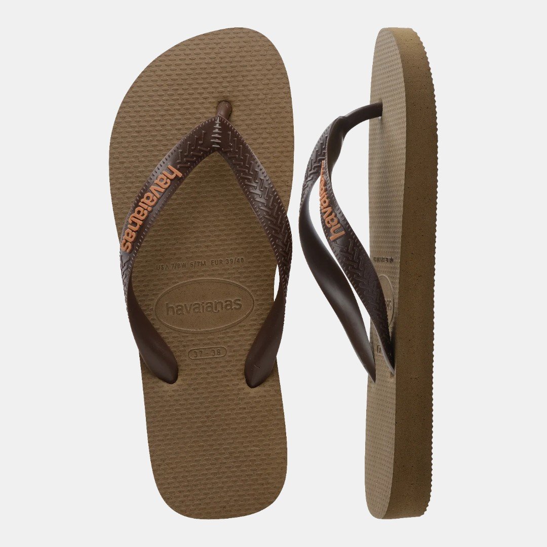 Chinelo Havaianas Top Logo Pop Up Verde Musgo Verde 5
