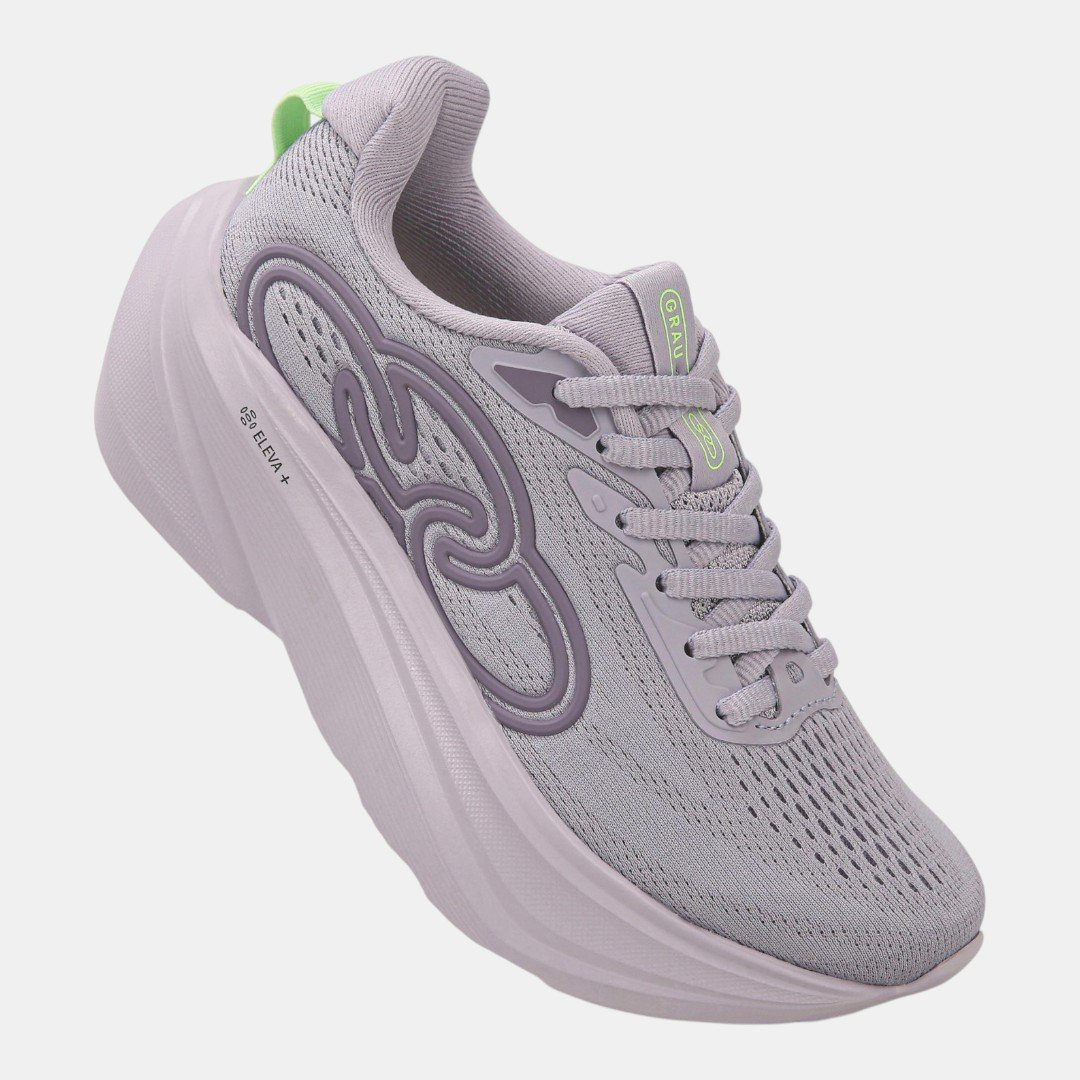 Tenis Olympikus Grau Infantil Lilás Lilás 2
