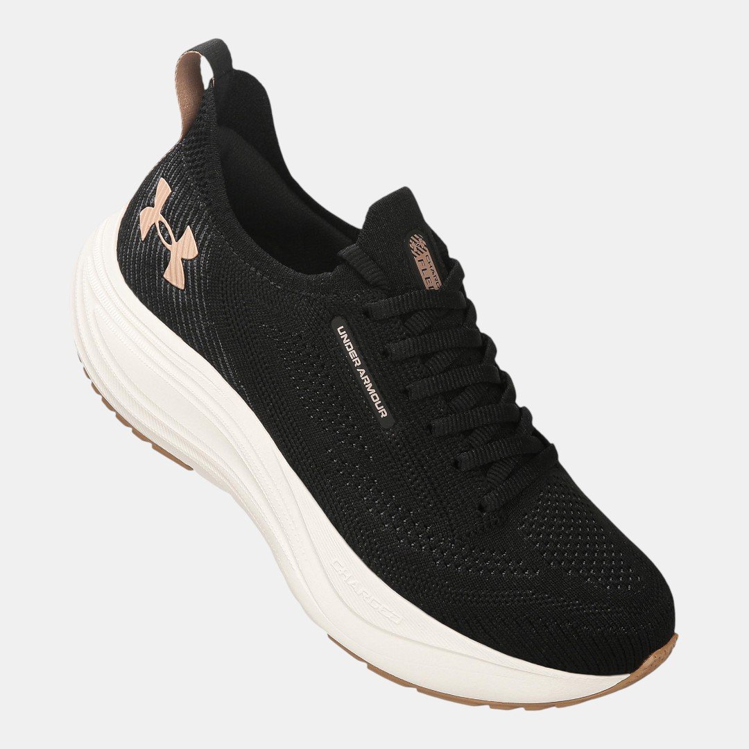 Tênis Under Armour Charged Fleek Preto Preto 2