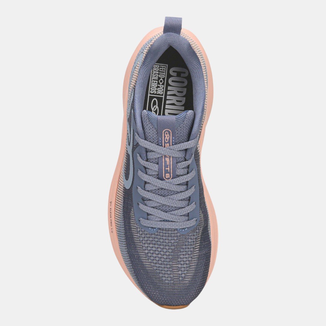 Tênis Olympikus Swift 6 Azul com Rosa Azul 4