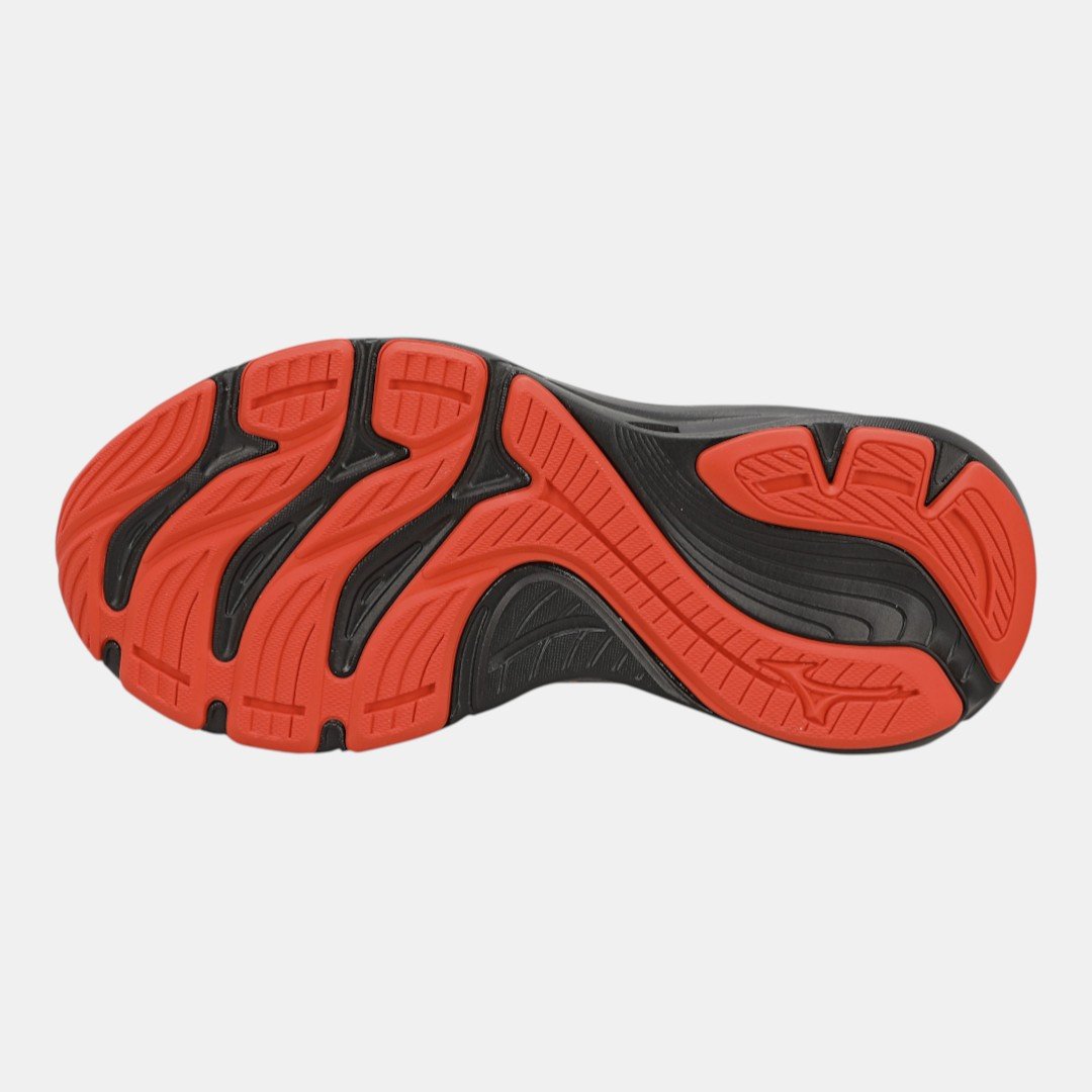 Tênis Mizuno Jet 8 Junior Infantil Preto com Vermelho Preto 5