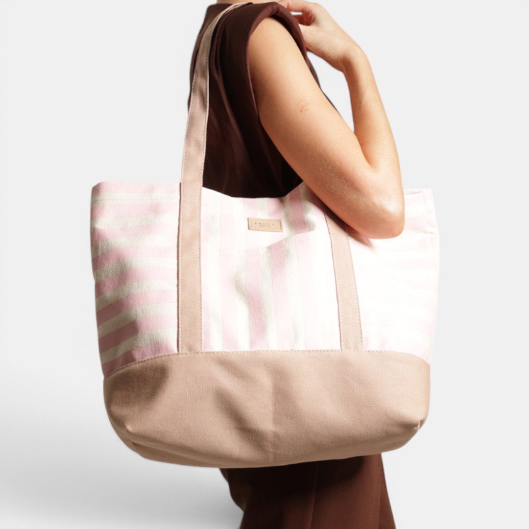 Bolsa Arezzo Brizza Tote Listrada Blush Jelly Blush Jelly 4