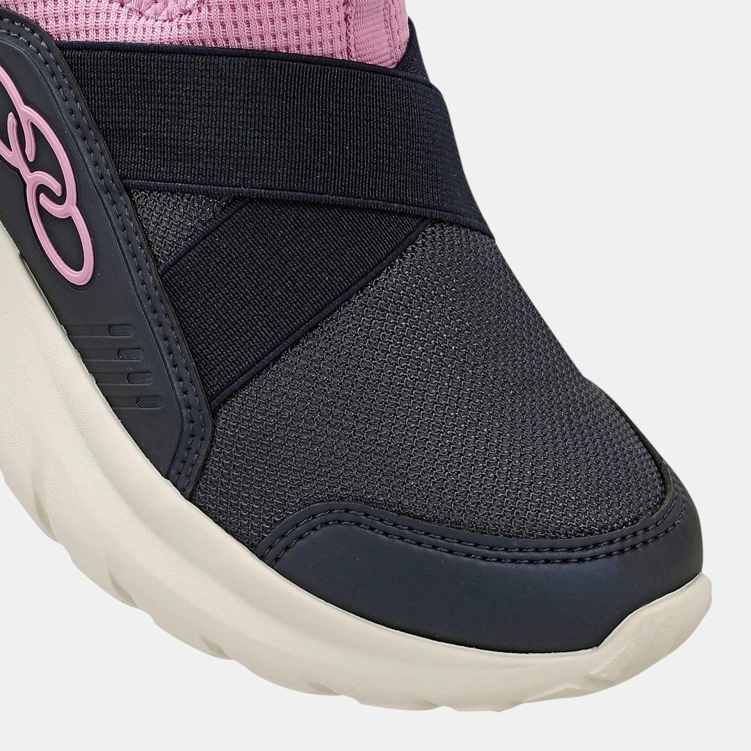 Tênis Olympikus Infantil Stream Kids Marinho com Rosa Azul 7