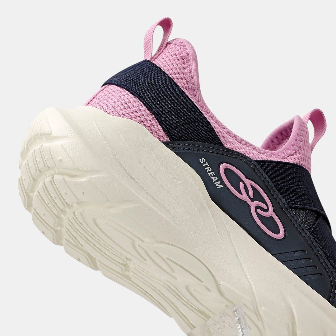 Tênis Olympikus Infantil Stream Kids Marinho com Rosa Azul 8