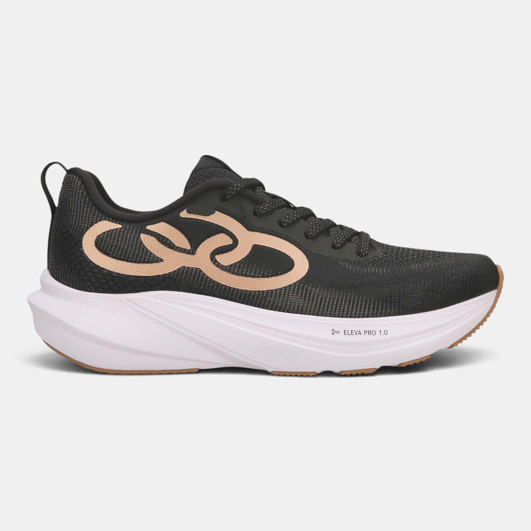 Tênis Olympikus Swift 6 Preto com Rosa Preto 8