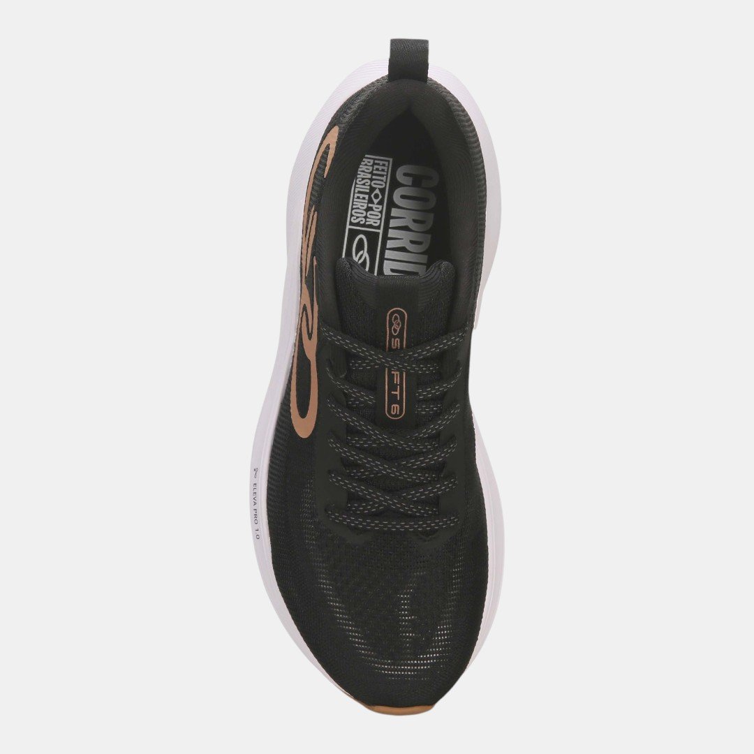 Tênis Olympikus Swift 6 Preto com Rosa Preto 3