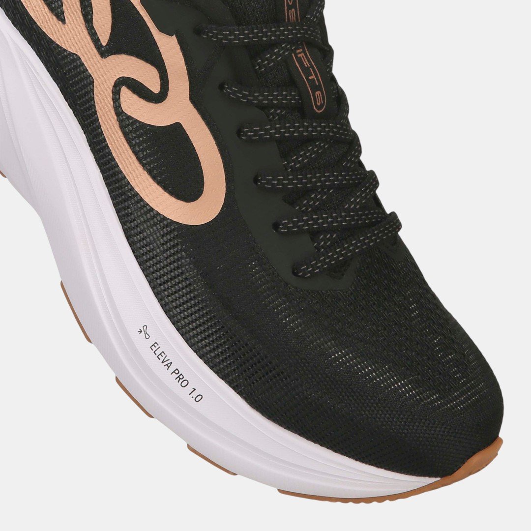Tênis Olympikus Swift 6 Preto com Rosa Preto 6
