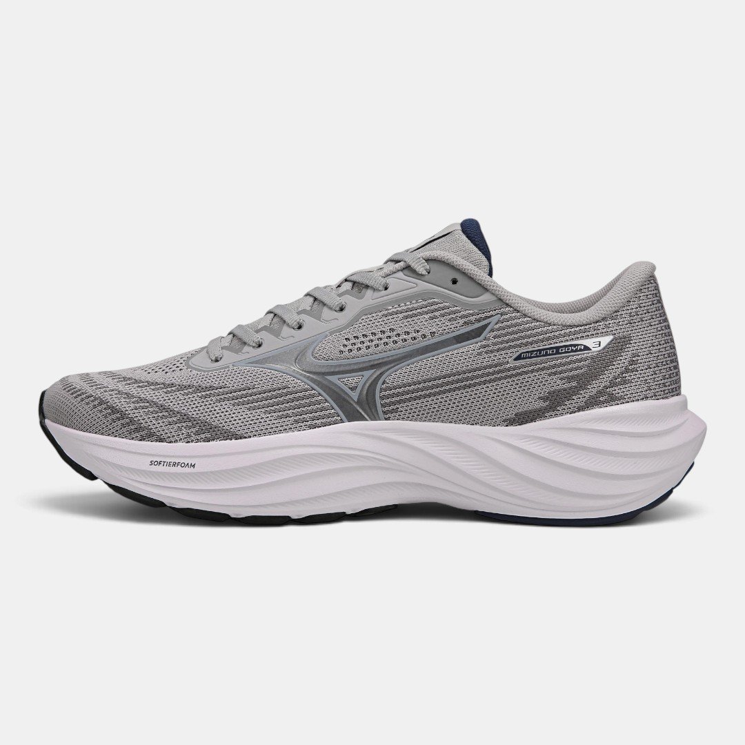 Tênis De Corrida Mizuno Goya 3 Cinza
