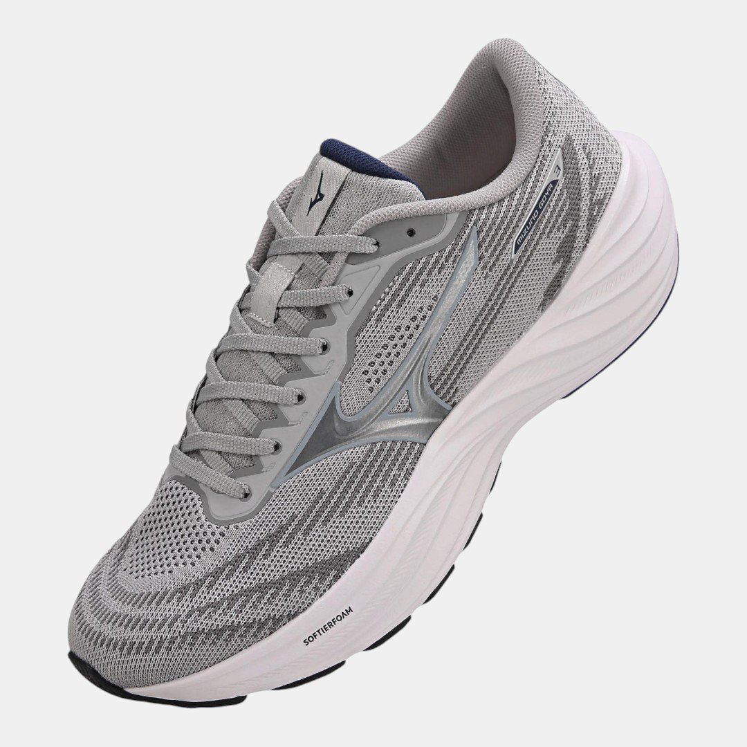 Tênis De Corrida Mizuno Goya 3 Cinza Cinza 2
