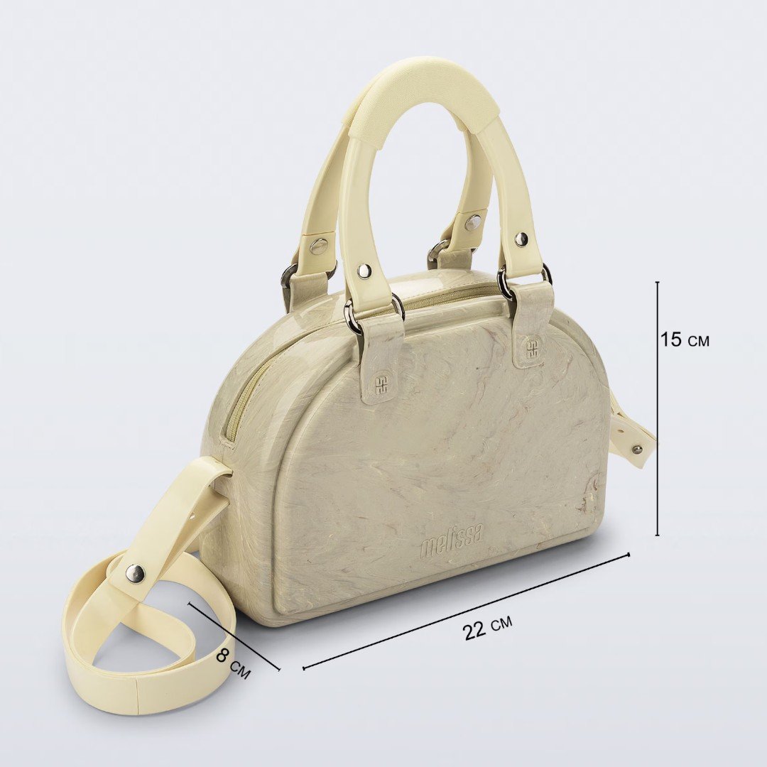 Bolsa Melissa Bowling Bag Bege Bege 6