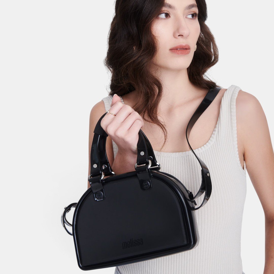 Bolsa Melissa Bowling Bag Preta Preto 2
