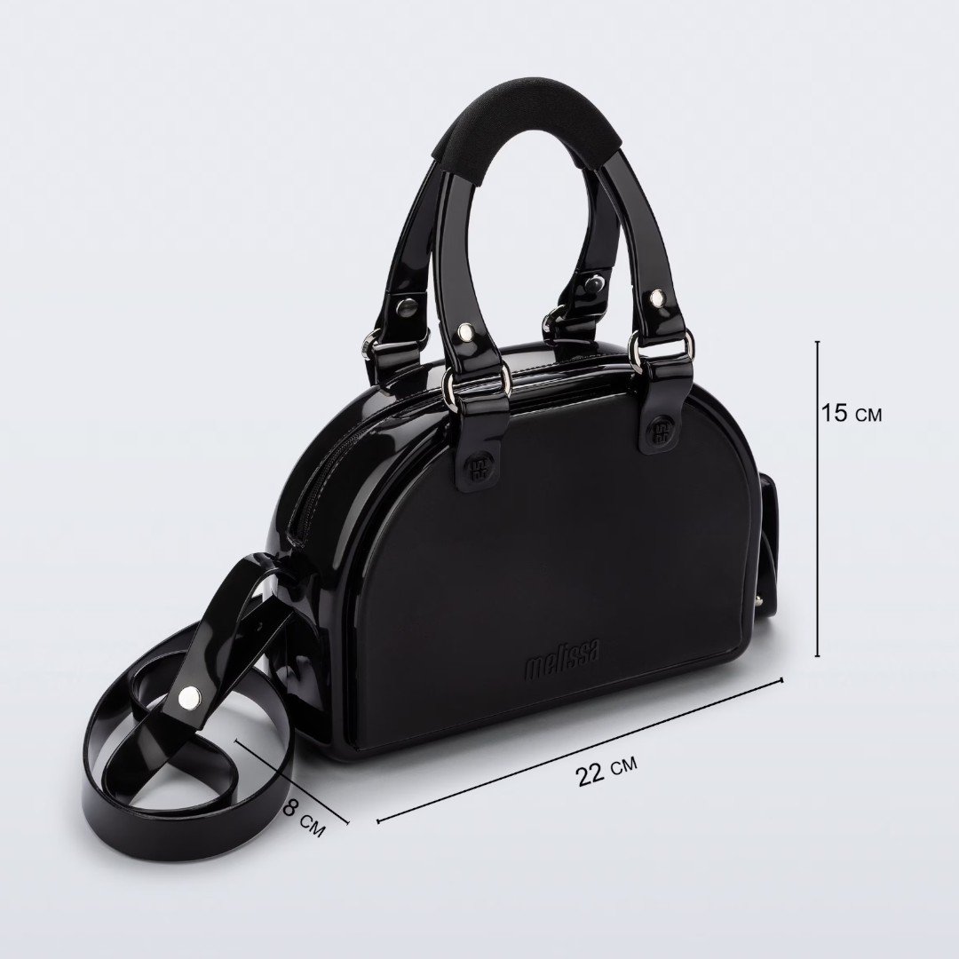 Bolsa Melissa Bowling Bag Preta Preto 7