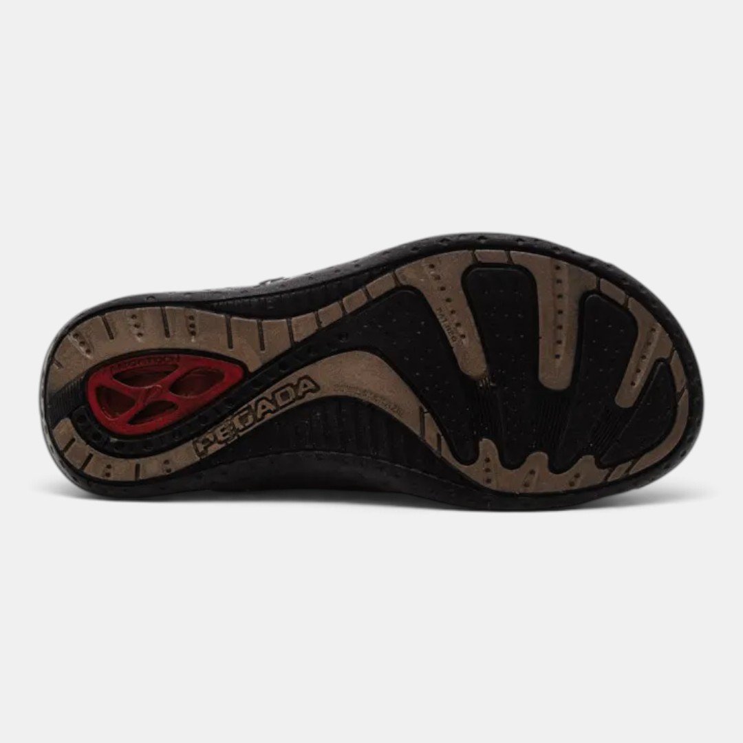 Chinelo Pegada Masculino Couro Bege Bege 4