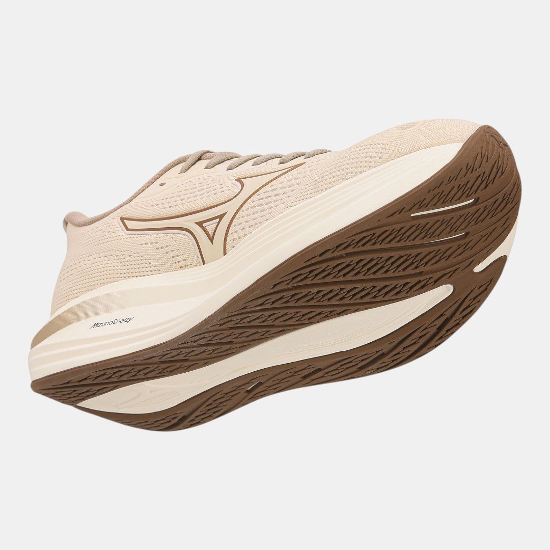 Tênis De Corrida Mizuno Neo Pryzma Masculino Bege Branco 7