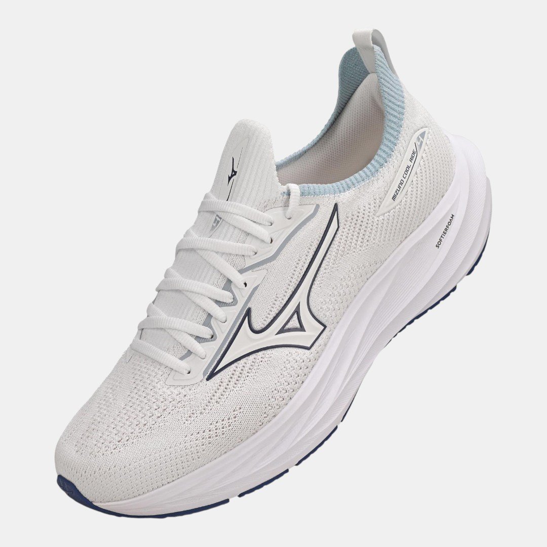 Tênis De Corrida Mizuno Cool Ride 4 Branco Branco 2