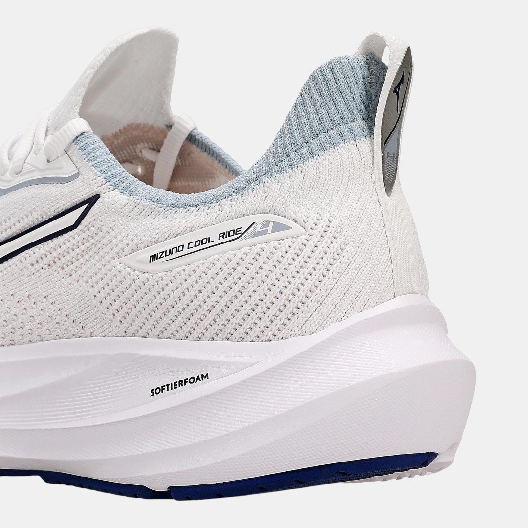 Tênis De Corrida Mizuno Cool Ride 4 Branco Branco 8