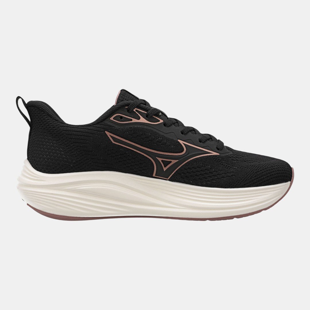 Tênis De Corrida Mizuno Enigma 3 Preto com Rosa Preto 4