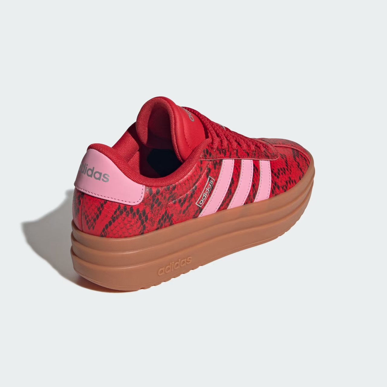 Tênis Adidas VL Court Bold Snake Vermelho Vermelho 5