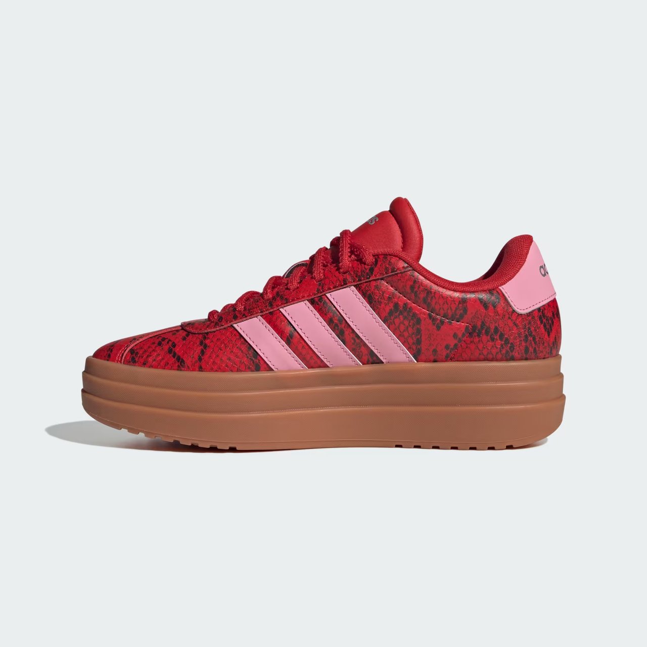 Tênis Adidas VL Court Bold Snake Vermelho Vermelho 6