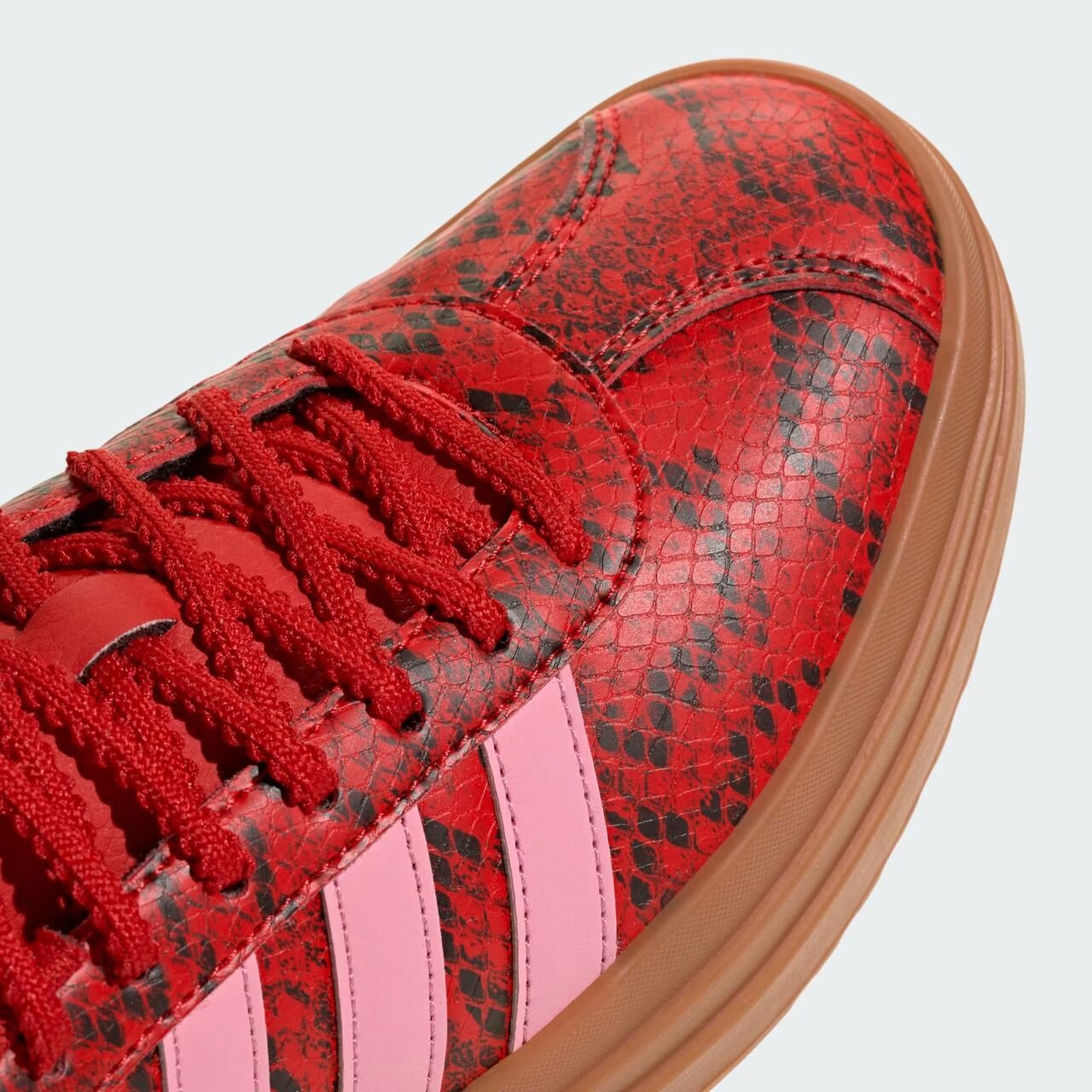 Tênis Adidas VL Court Bold Snake Vermelho Vermelho 8