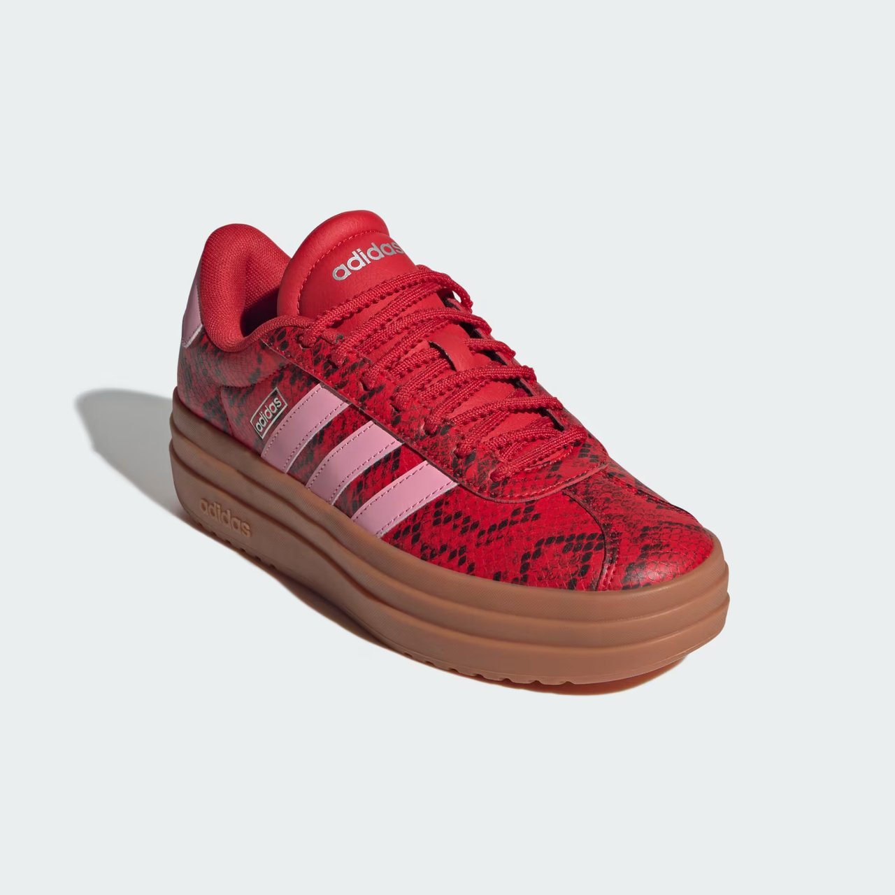 Tênis Adidas VL Court Bold Snake Vermelho Vermelho 2