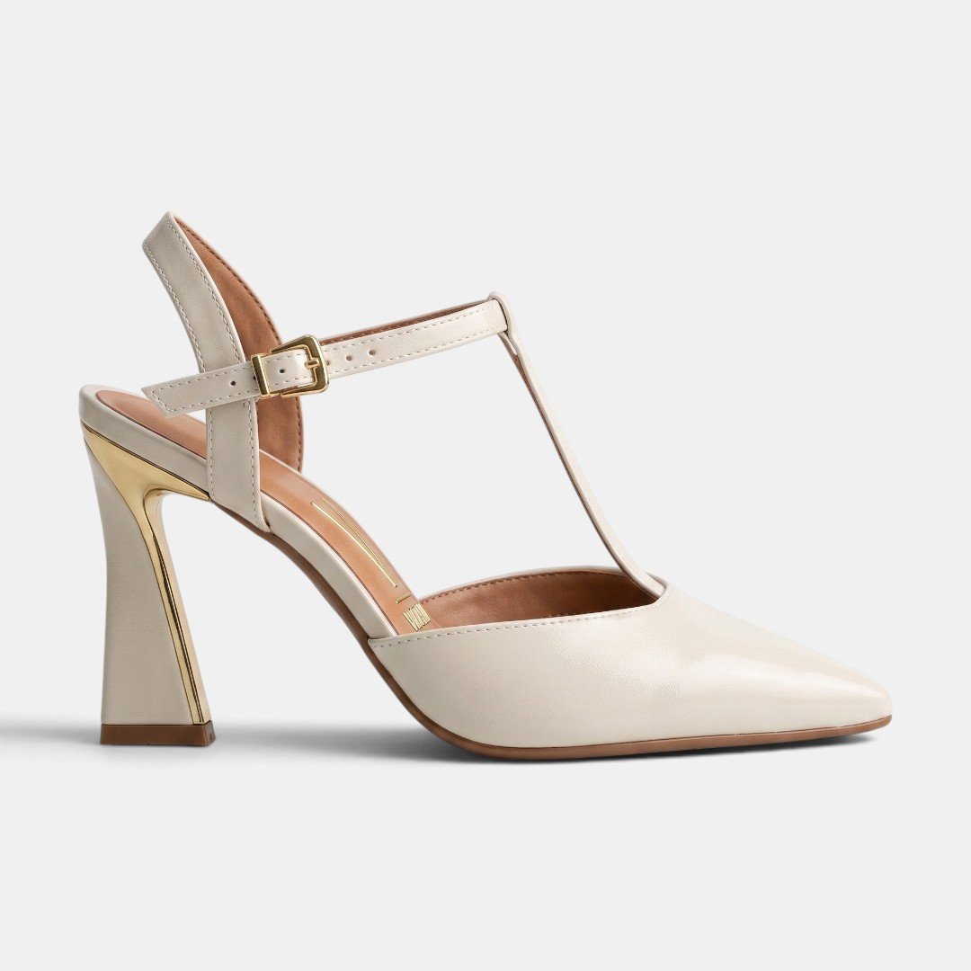 Scarpin Slingback Vizzano Off White