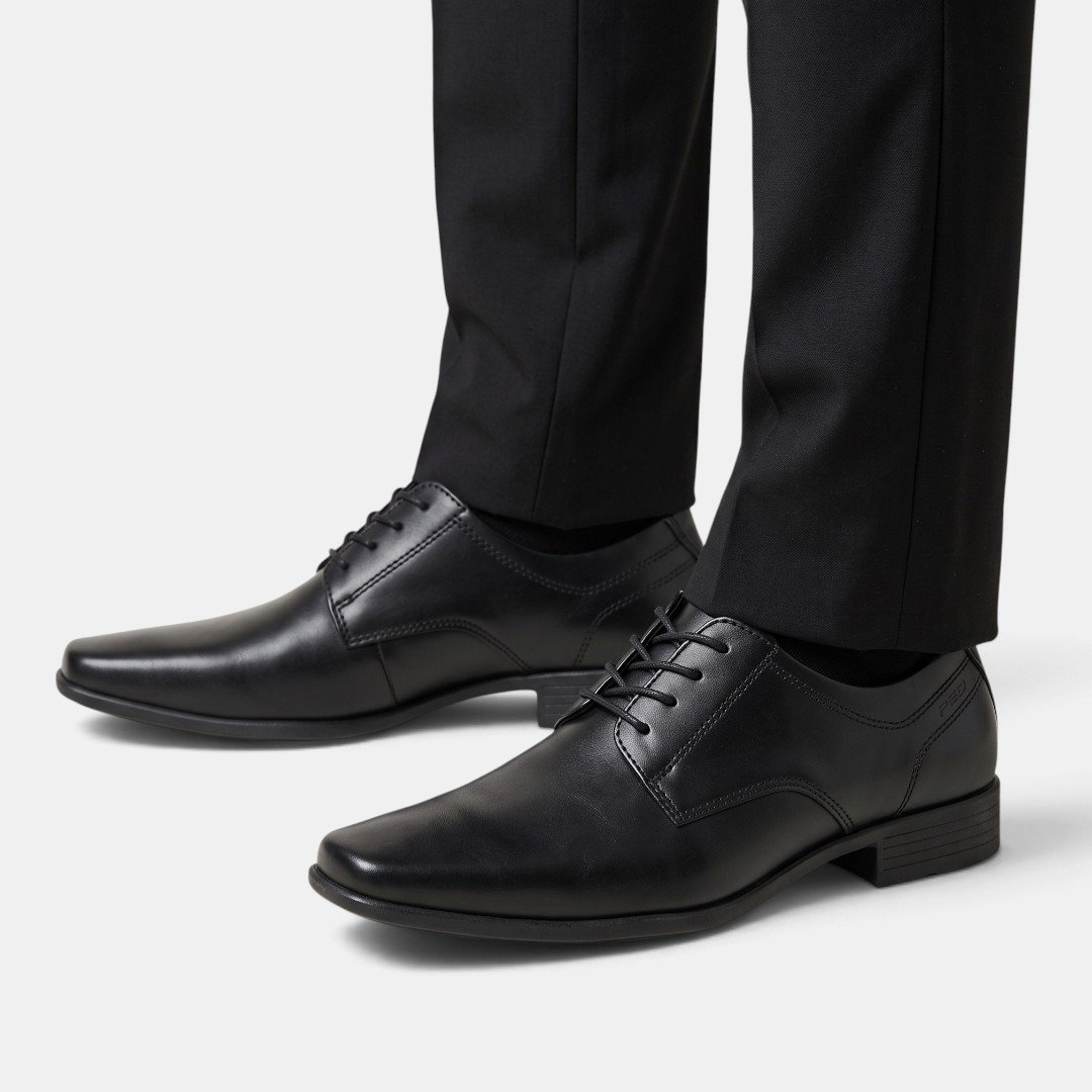 Sapato Social Masculino Pegada PGD Preto Preto 2