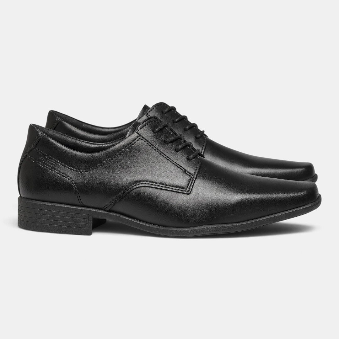 Sapato Social Masculino Pegada PGD Preto Preto 3