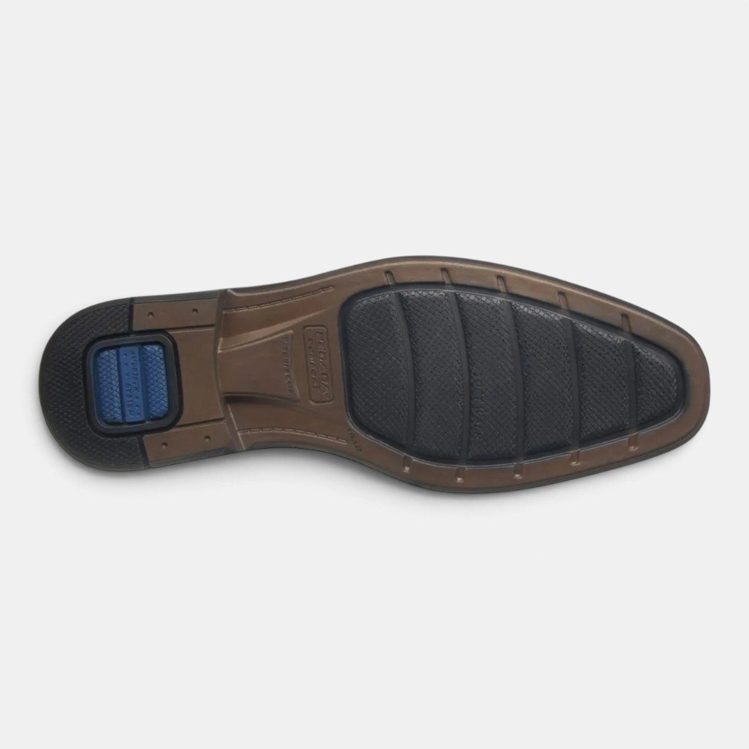 Sapato Social Pegada Masculino Em Couro Preto Preto 4