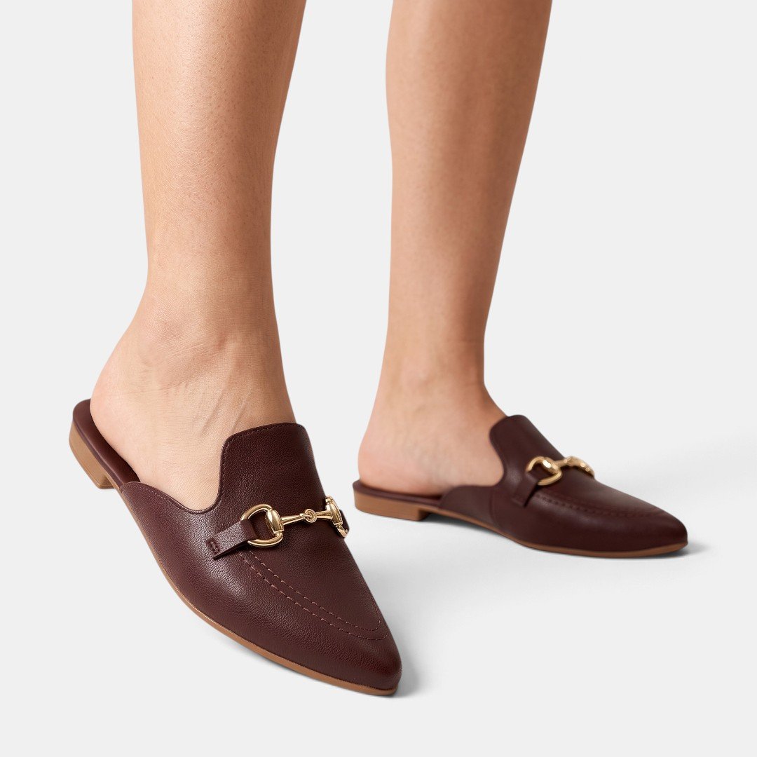 Mule Marrom Beira Rio Com Detalhe Metalizado Chocolate 2