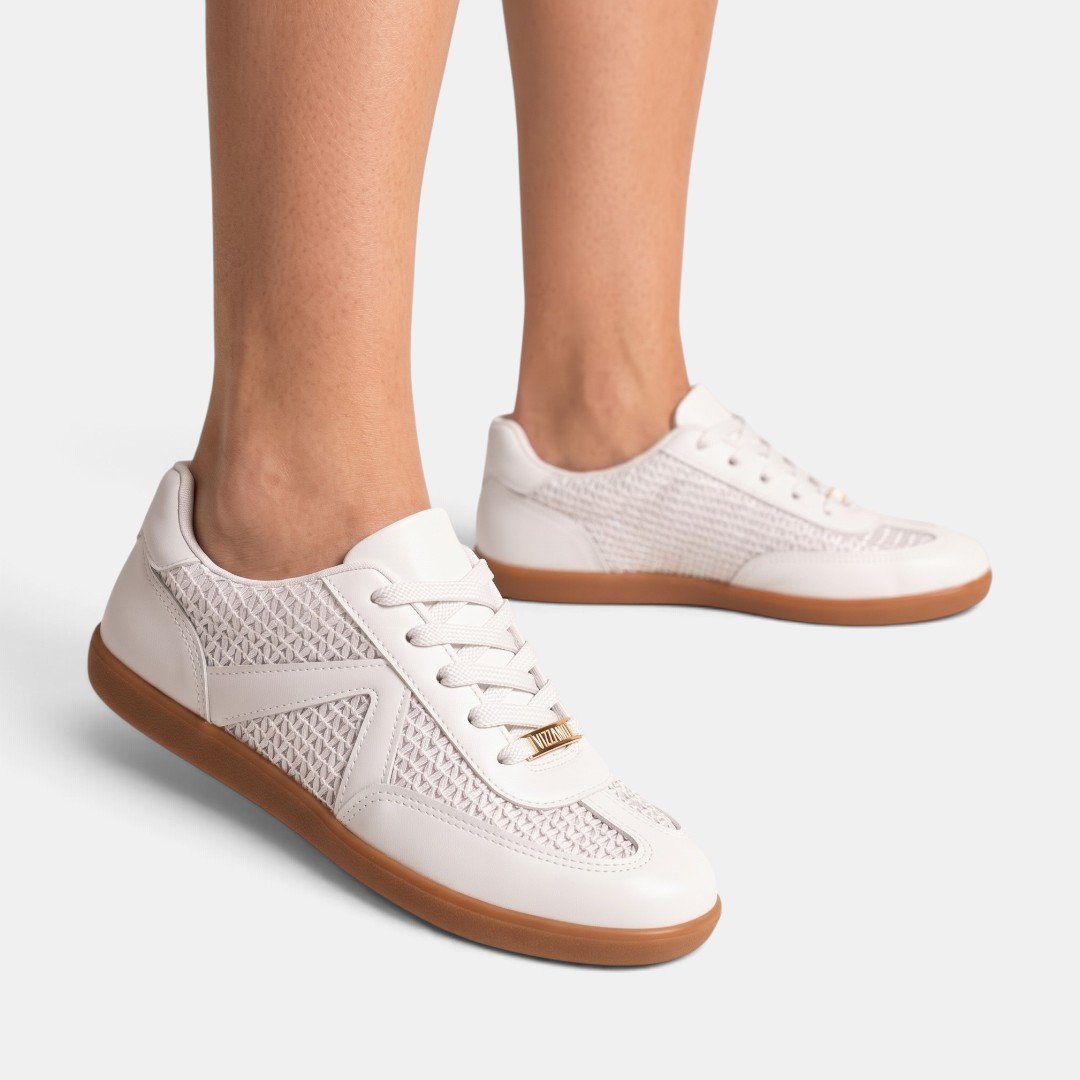 Tênis Vizzano Tramado Casual Branco Branco 2