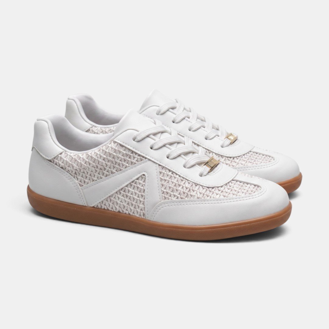 Tênis Vizzano Tramado Casual Branco Branco 3