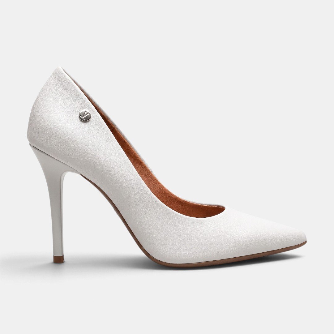 Sapato Scarpin Vizzano Napa Branco