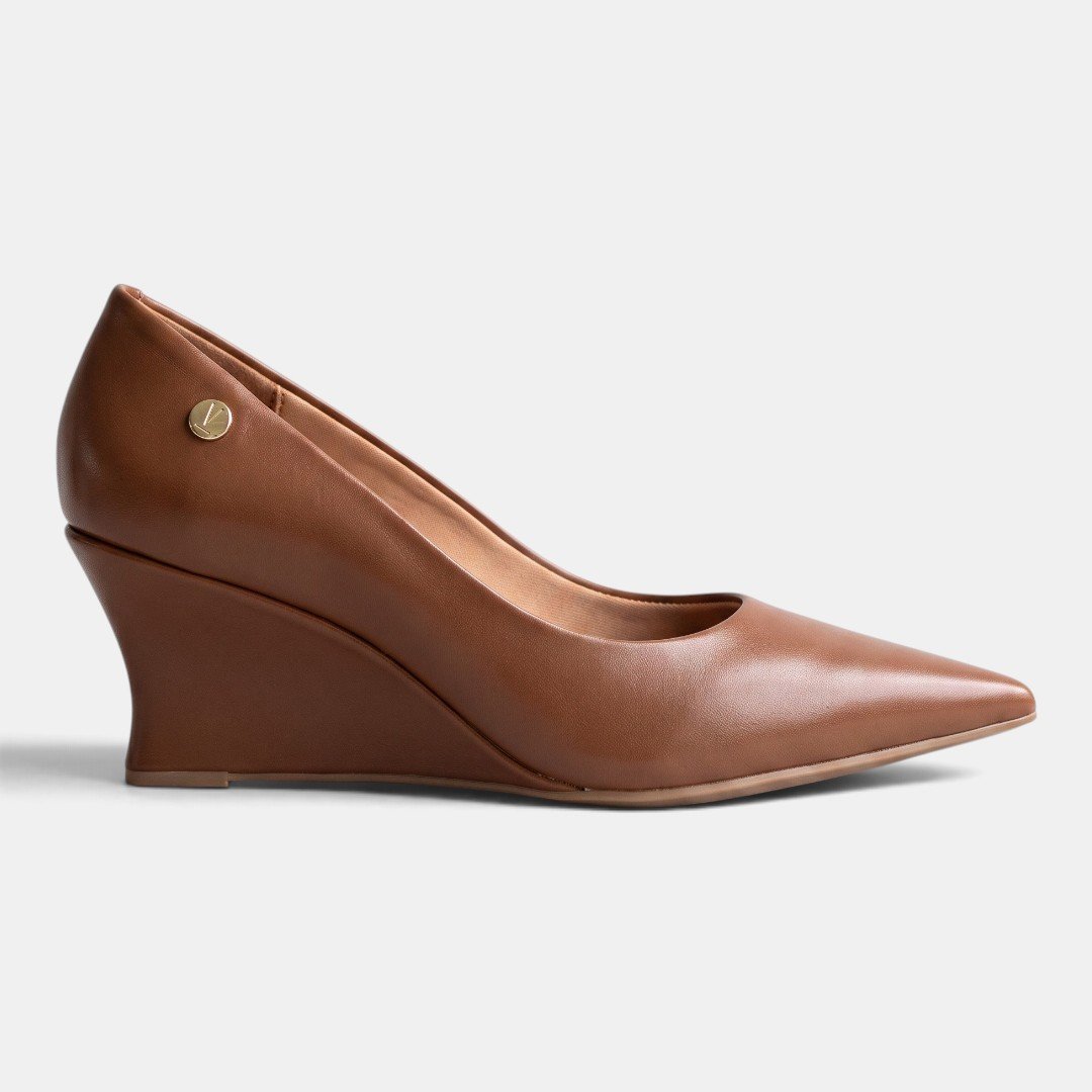 Scarpin Vizzano Anabela Caramelo