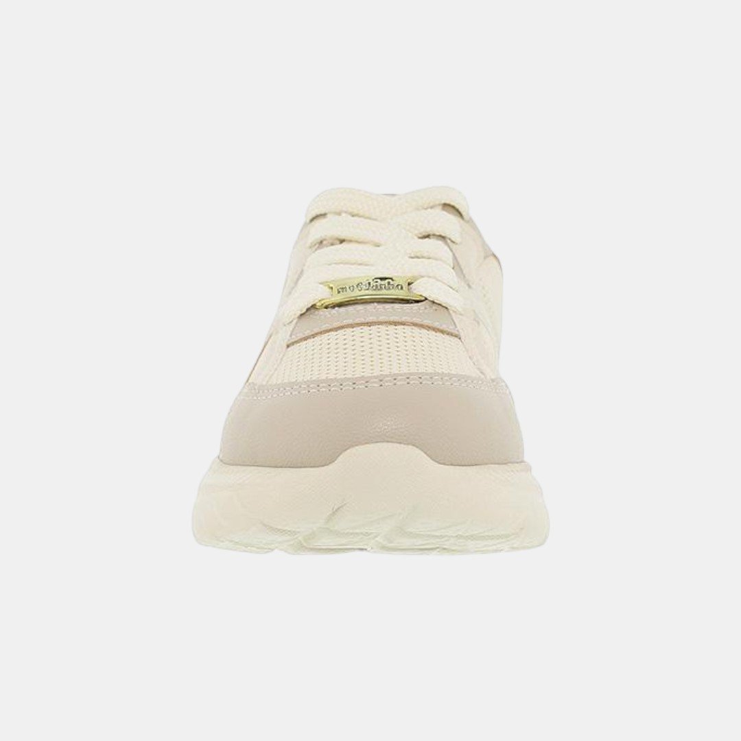 Tênis Molekinha Infantil Casual Chunky Off White Branco 3
