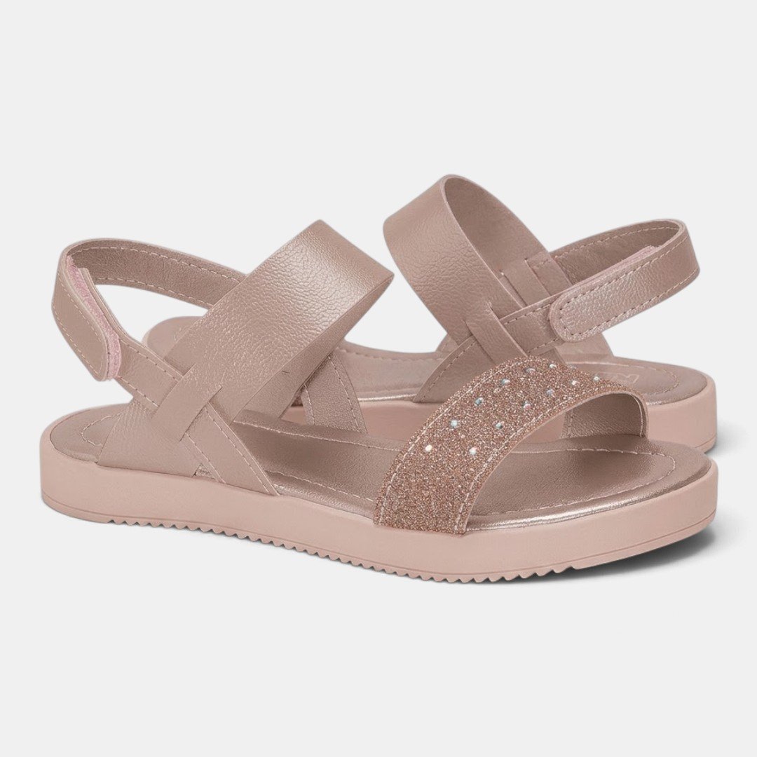 Papete Klin Lolinha Infantil Com Brilho Ouro Rosa Ouro Rosa 3