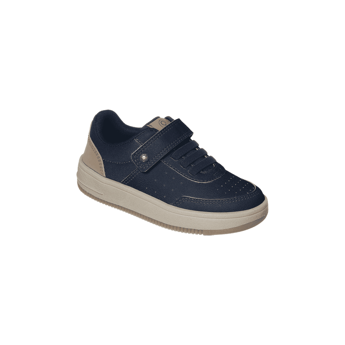Tênis Infantil Masculino Ortopé Bliss Teen Marinho Detalhes Areia Marinho 1