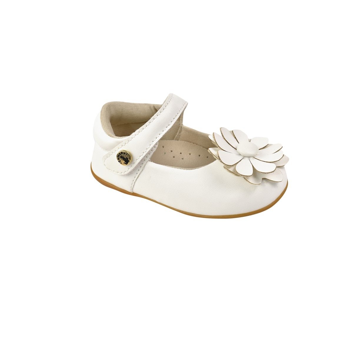 Sapatilha Infantil Feminina Sameka Margarida Branca Branco 1