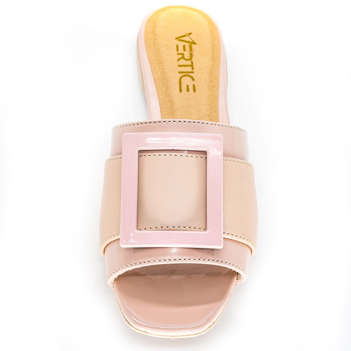 Rasteira Flat Feminina Com Fivela Rosa 5