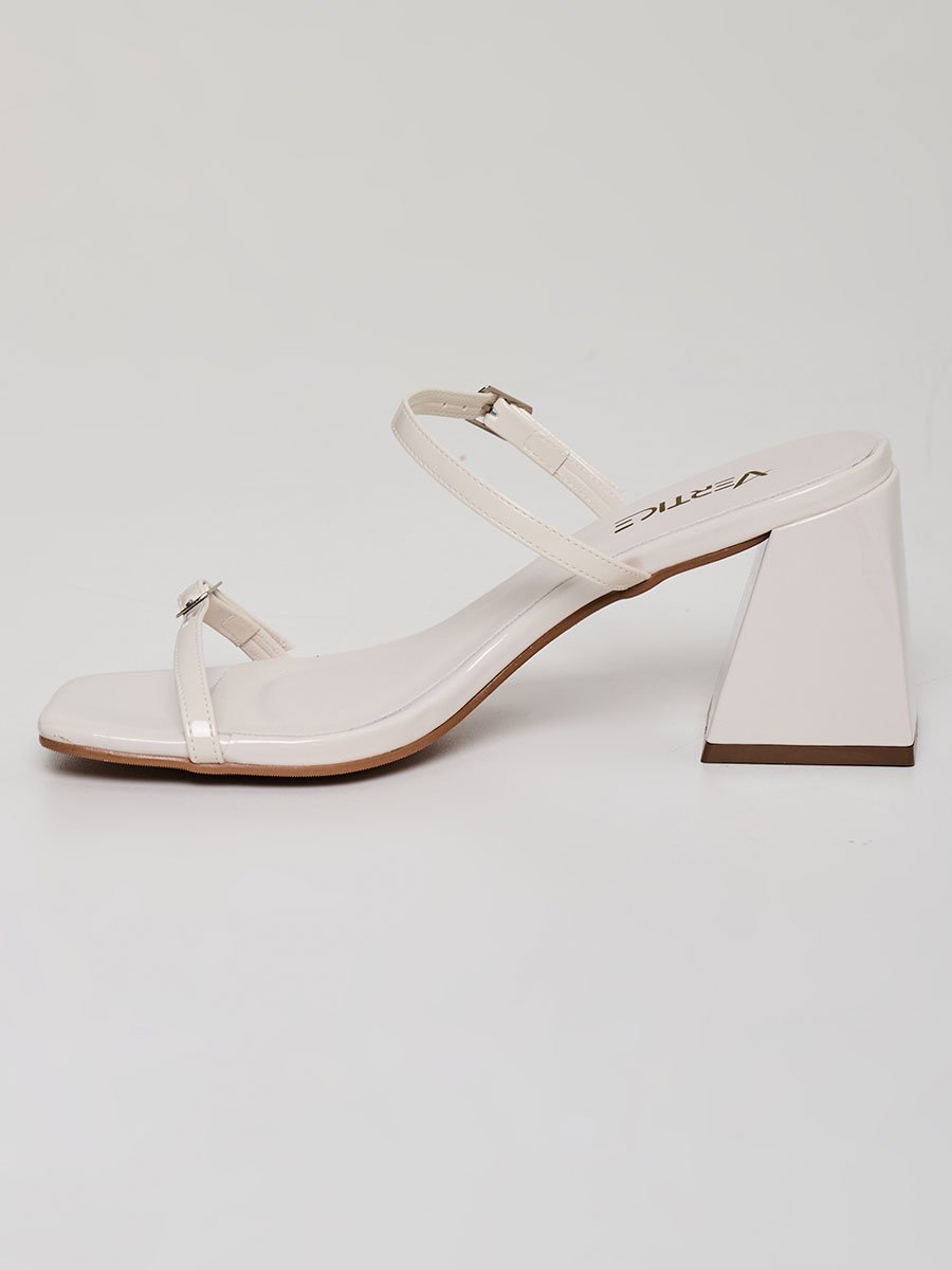 Mule Duas Tiras Offwhite Branco 4