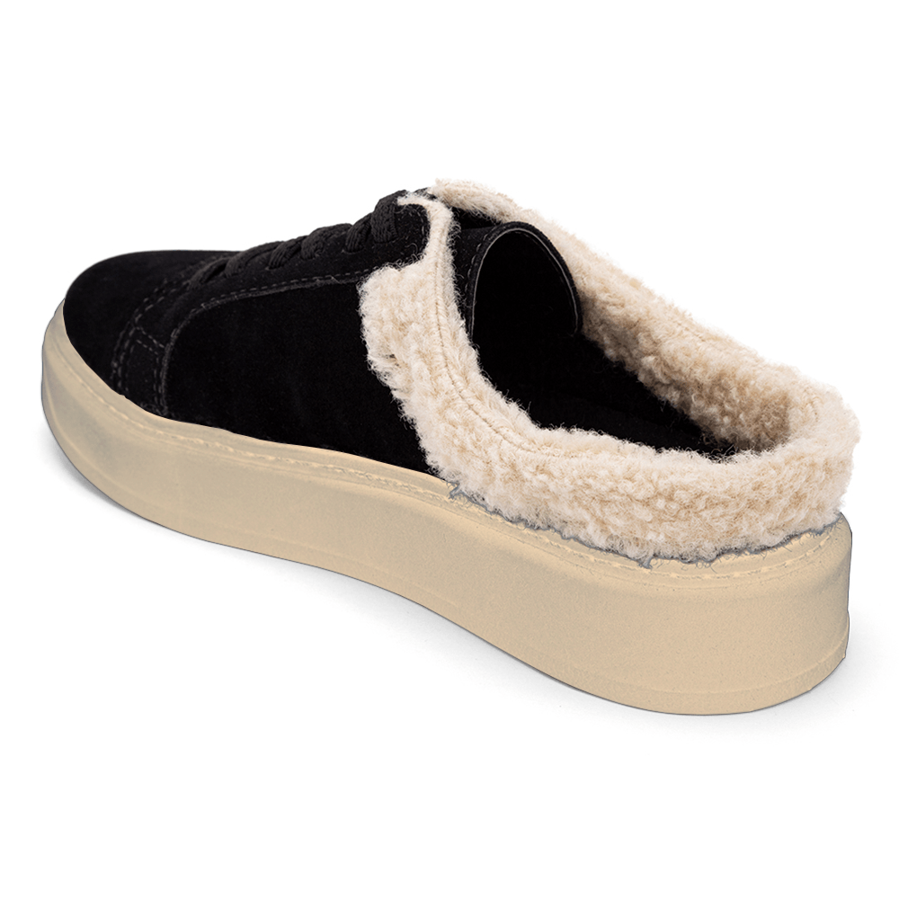 Tênis Mule Pelo Preto Preto 2