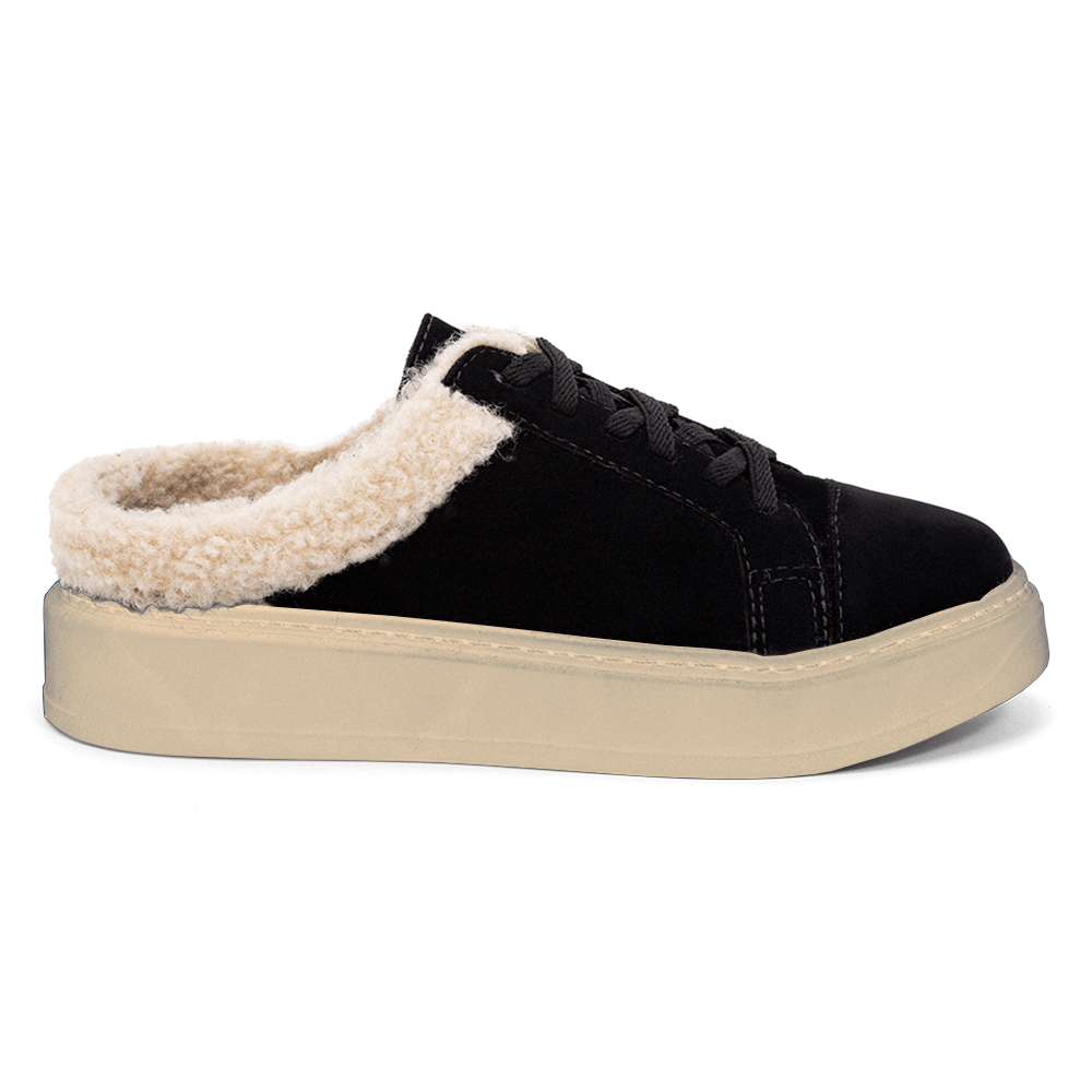 Tênis Mule Pelo Preto Preto 3