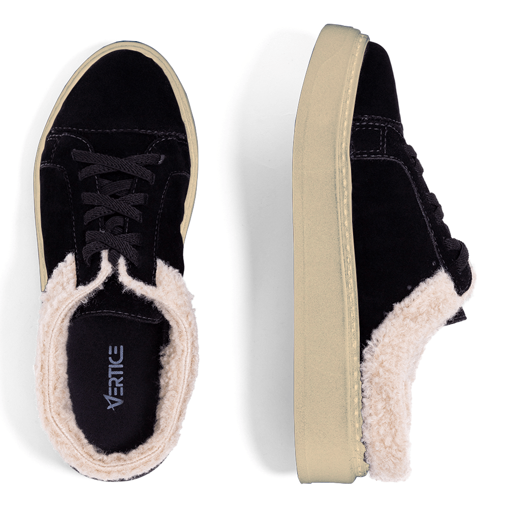 Tênis Mule Pelo Preto Preto 4