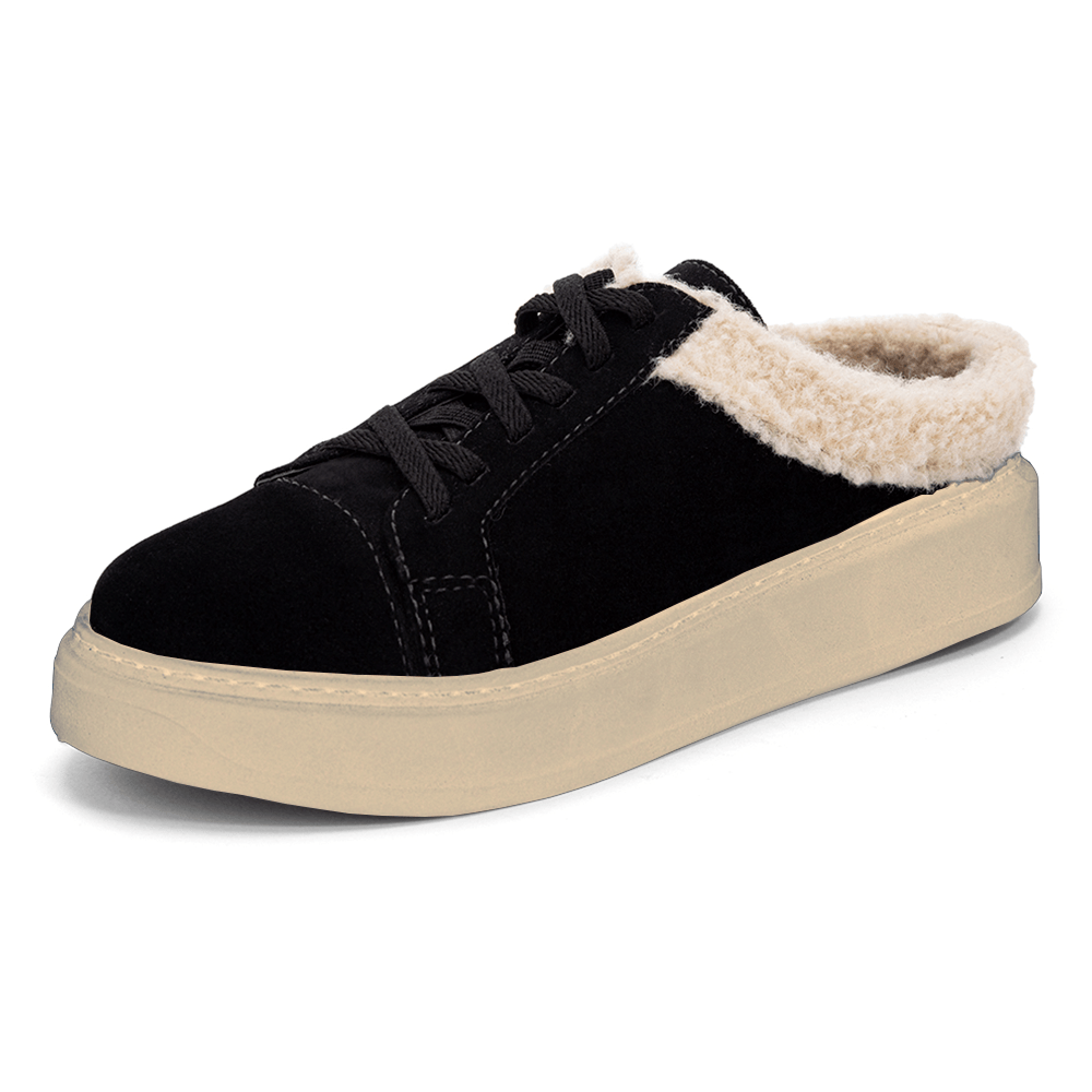 Tênis Mule Pelo Preto Preto 5