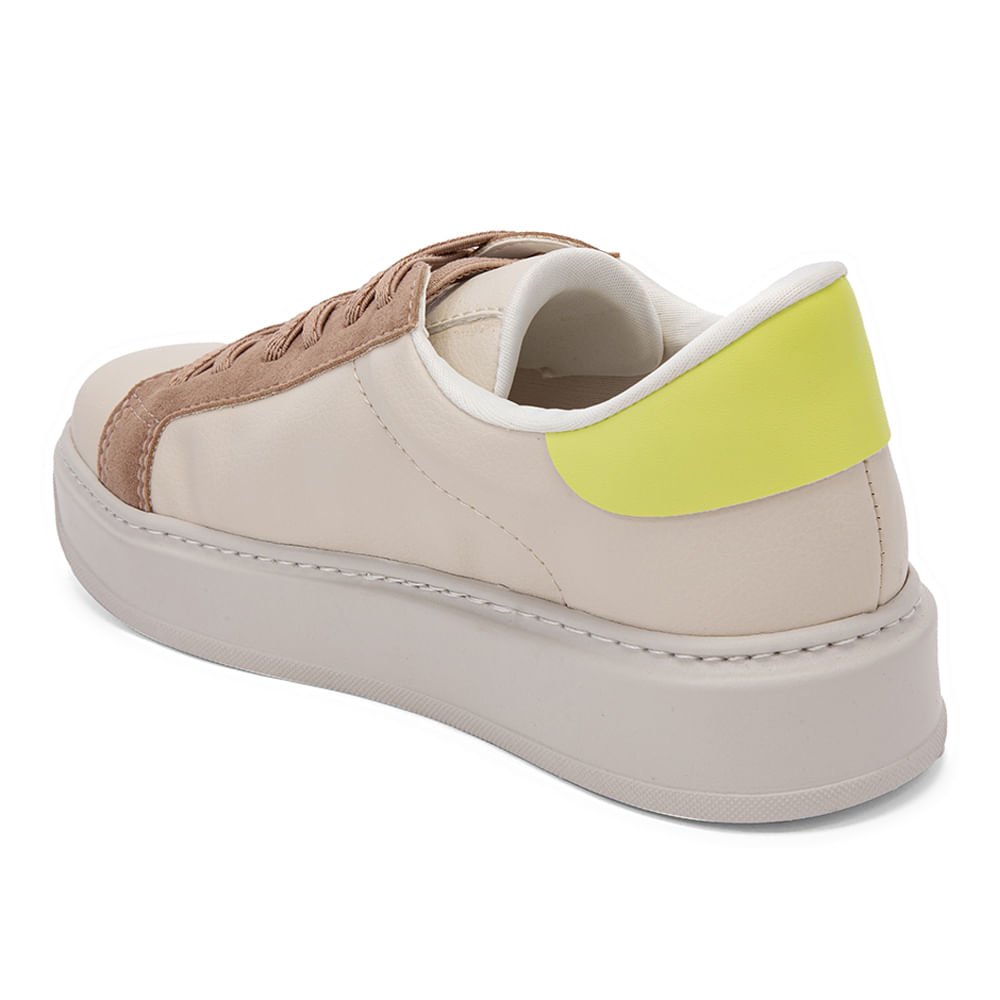 Tênis Acolchoado Calce Fácil  Rosado/Lemon Rosado/Lemon 3