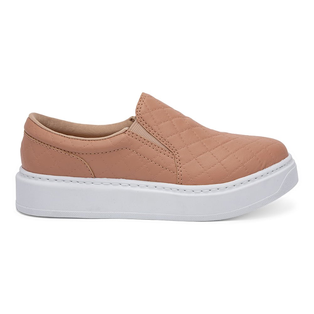 Tênis Slip On Flatform Rosado Rosado 4
