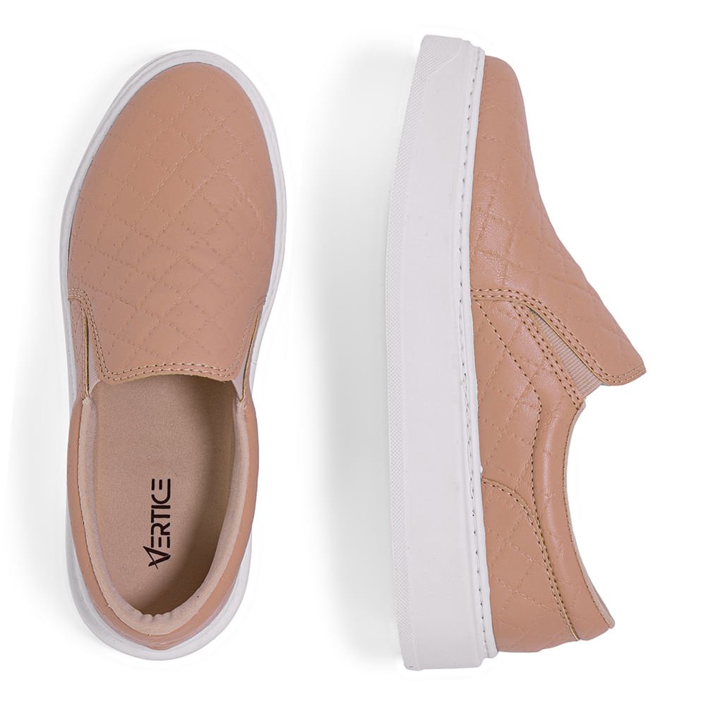 Tênis Slip On Flatform Rosado Rosado 5
