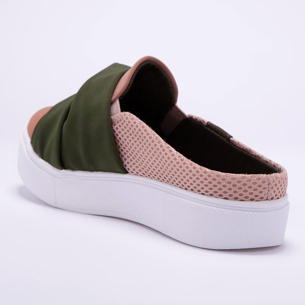 Tênis Feminino Mule Slip Laço - Nude Nude 2